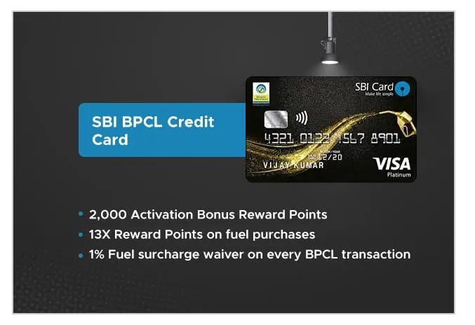 SBI BPCL Credit Card credit card by SBI Card